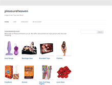 Tablet Screenshot of pleasureheaven.co.uk